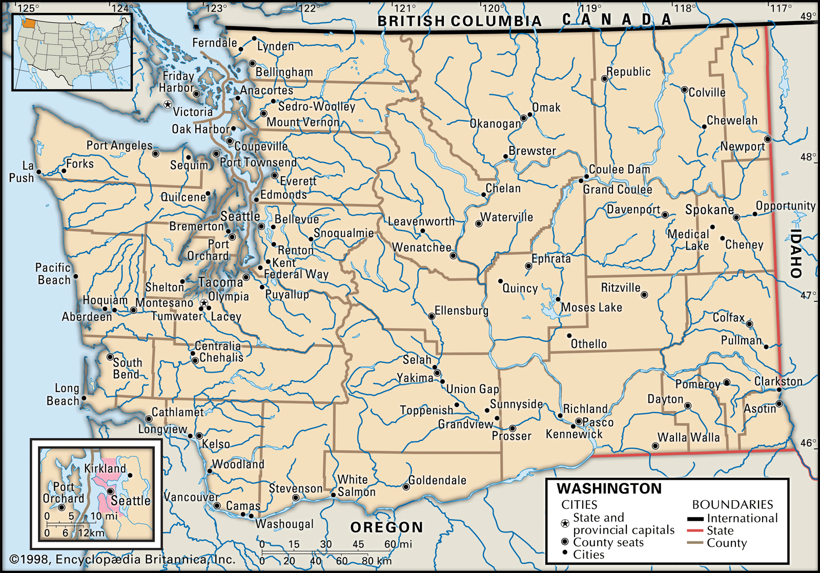 Washington Map